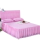 Hàn Quốc phiên bản của công chúa gió giường bedspread váy ren một mảnh ba mảnh bìa giường trượt mùa hè 1.5m1.8 mét - Váy Petti