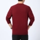 Mùa thu và mùa đông mới cổ tròn nam dày retro xoắn len áo len cashmere màu rắn cashmere Nội Mông - Áo len Cashmere