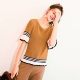 Áo len lưới bảy mùa thu nữ 2019 phiên bản Hàn Quốc mới của sinh viên hoang dã đoạn ngắn đầu thủy triều chạm đáy đan - Áo / áo thun áo len cổ tim Áo / áo thun