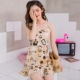 Váy ngủ cotton mùa hè dễ thương hoạt hình ngọt ngào nhỏ tươi cỡ lớn phần mỏng trong bộ đồ ngủ váy nhỏ gợi cảm váy xuông phong cách Đêm đầm