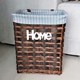 2018 new product dirty clothing basket rattan covered storage box large-sized dirty clothing basket dirty clothing storage basket storage basket