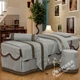 Châu Âu cao cấp bông denim bedspread vẻ đẹp vẻ đẹp bộ giường đơn giản bông là trong thẩm mỹ viện - Trang bị tấm các mẫu ga giường spa Trang bị tấm