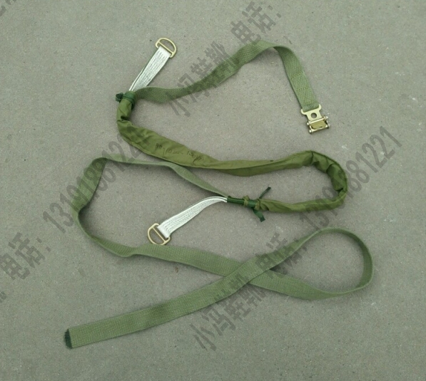 Stock old goods Paratrooper life-saving cast strapping tape Canvas life-saving rope can be used as cart rope outdoor camping good helper