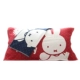 Khăn gối vàng cotton Miffy thỏ hai tải một đôi gạc bông đơn gia đình người lớn tăng 80CM vỏ gối vuông Khăn gối