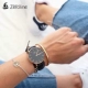 Châu Âu và Hoa Kỳ thời trang đơn giản hoa hồng vàng nữ vòng đeo tay nam titan thép hoang dã đôi vòng tay phụ nữ mở quà tặng ngày Valentine