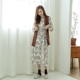 MIXDEMIND 复古 Gió retro đan áo len xoắn áo vest không tay vest vest nữ sang trọng áo khoác len nữ Cardigan