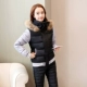 Mùa đông mới xuống bộ đồ cotton phù hợp với nữ phiên bản Hàn Quốc của chiếc áo lông thú tự trồng cổ áo dày cotton ấm áp hai bộ thủy triều