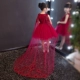 Trẻ em ăn mặc công chúa váy trẻ em lớn cô gái piano chủ hiệu suất trang phục hoa cô gái sinh nhật váy cưới có thể tháo rời đuôi