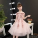 Váy bé gái một vai trẻ em váy cưới sinh nhật công chúa váy fluffy hoa cô gái đi bộ hiển thị trang phục piano