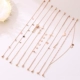 2019 mới không phai chuông thép titan vòng chân nữ mô hình phiên bản Hàn Quốc của sinh viên đơn giản Sen gợi cảm chân chuỗi mắt cá chân chuỗi - Vòng chân phụ kiện thời trang nữ Vòng chân