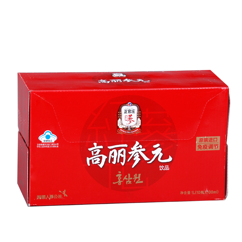 正官庄牌高丽参元饮品 100ml/瓶*10瓶