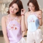 Sexy cổ điển hiệu suất sling phong cách quốc gia phụ nữ tạp dề đồ lót người lớn treo cổ đồ ngủ ren thêu quà tặng mặc đồ ngủ đẹp
