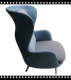 Ghế Sofa Ghế thoải mái Ghế Anle Ghế Bắc Kinh Lying Lounge Ghế Đan Mạch Nhà thiết kế sáng tạo Nội thất hình FRP ghế phòng khách Đồ nội thất thiết kế