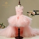 Váy công chúa cô gái váy dạ hội trẻ em fluffy váy cưới đuôi váy mô hình sàn catwalk váy hoa cô gái piano cửa hàng quần áo trẻ em Váy trẻ em