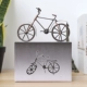 Retro hoài cổ rèn sắt mô hình xe đạp tủ rượu trang trí trang trí phòng khách nghiên cứu nhà nhỏ thủ công đồ nội thất