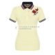 18 hè mới Hàn Quốc mua áo phông nữ FANTO * thêu tay ngắn Áo thun golf thể thao POLO