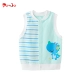 Pipi Joe bé vest vest mùa xuân và mùa thu phần mỏng cotton sơ sinh vest trẻ sơ sinh mùa hè nam giới và phụ nữ bé vest