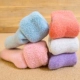 Thêm dày cộng với nhung ấm terry vớ mùa đông dày Nhật Bản len siêu dày vớ cashmere dày cotton phụ nữ vớ
