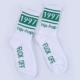 Tide thương hiệu ulzzang đơn giản kỹ thuật số INS phong cách thể thao đường phố vớ trượt ván vớ vớ cotton nam vớ thủy triều tất thể thao Vớ nam