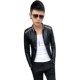 Small size leather jacket for men, autumn leather jacket, thin youth jacket, motorcycle jacket, stand collar jacket, tight Korean style, handsome and trendy