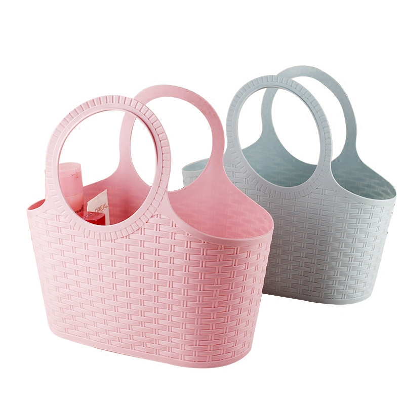 No Leaks Large Carry-on Plastic Basket Bath Blue Bath Blue Bathroom Bath Basket Containing Basket basket Baths Soft