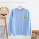 Có thể kết hợp với bố mẹ, size mẹ, miếng dán hoạt hình, áo len cotton, áo len nữ mùa thu áo len mỏng Cardigan