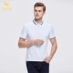 Áo thun nam tay lửng nam 2018 xuân hè mới áo cotton mới màu rắn thời trang áo thun phần mỏng