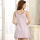 Moon cho con bú đêm váy bà bầu cotton vest vest váy chéo mở ra nhà áo tháng quần áo - Giải trí mặc / Mum mặc bộ sau sinh cotton Giải trí mặc / Mum mặc