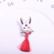 Siêu cổ tích Nhật Bản và túi gió pin phim hoạt hình dễ thương ấm trà tua mèo cáo thỏ hươu đôi cổ áo trâm