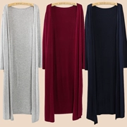 2018 xuân hè mới áo chống nắng cardigan nữ mùa hè dài phương thức hè ngoài áo choàng dài tay áo mỏng