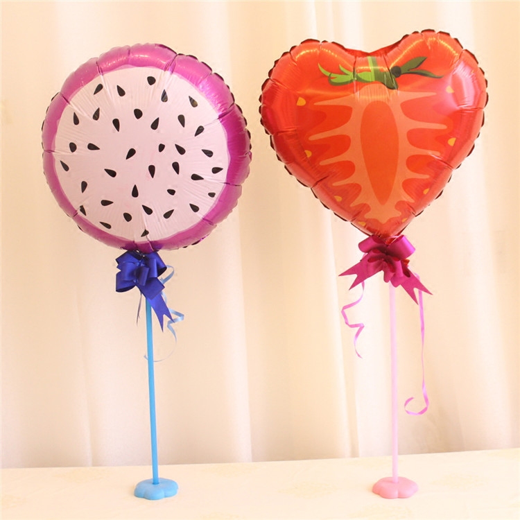 Birthday table floating fruit party decoration table year-old hundred weather ball decoration Aluminum film balloon table floating special price