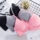 Cố định miếng đệm ngực không có vòng thép thể thao áo ngực thoáng khí thoải mái nhẹ ngủ cô gái chống sốc tập hợp đồ lót yoga mùa hè