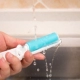 Có thể gập lại nước giặt bụi lăn con lăn dính quần áo di động làm sạch bụi dính tóc tẩy lông - Hệ thống giá giặt
