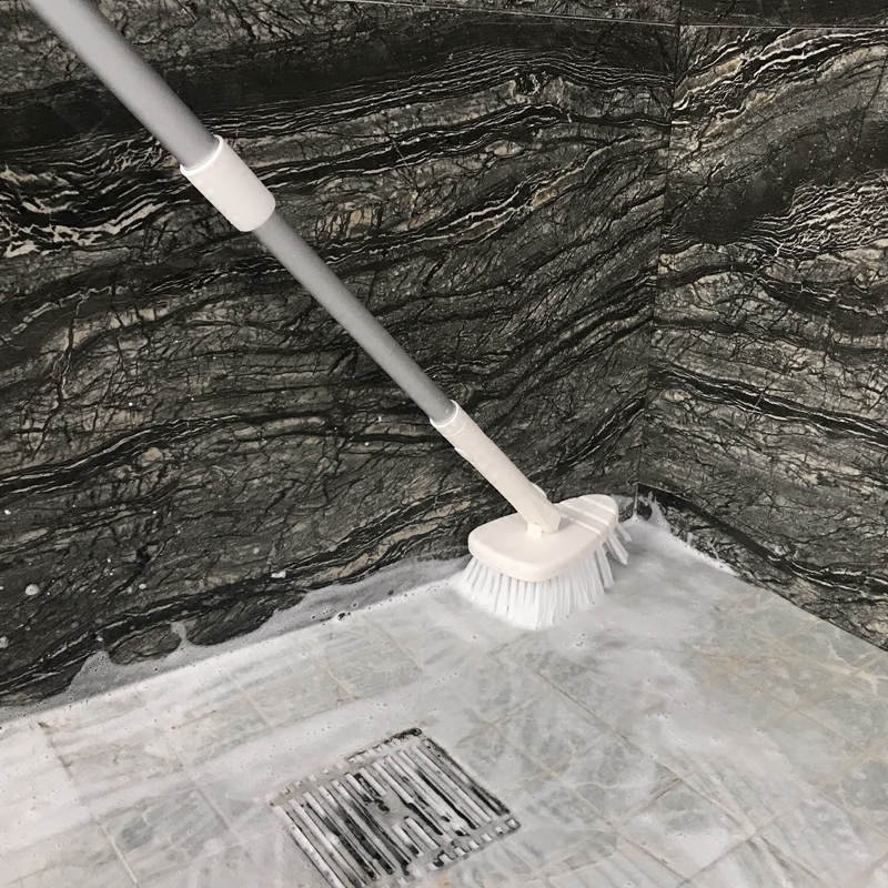 Telescopic long handle bathroom Hard wool tile Brushed ground brush floor brushed make-up room brushed bathtub brush cleaning brush