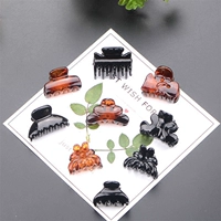 Kẹp acrylic chất lượng cao phiên bản nhỏ của Hàn Quốc của bangs chuck tóc clip sáng màu đen kẹp tóc kẹp tóc phụ kiện tóc phụ kiện tóc - Phụ kiện tóc phụ kiện tóc xinh