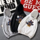Áo len nam mùa thu 2017 mới cho học sinh hoodie trùm đầu cộng với áo khoác nhung dày phiên bản Hàn Quốc của xu hướng quần áo nam