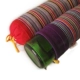 Vỏ gối tròn Cotton Vải thô thô Cổ tử cung Vỏ gối tròn Da không có lõi kẹo Hình trụ đơn