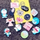 Phim hoạt hình acrylic pin dễ thương lợn huy hiệu màu hồng báo jingle phim hoạt hình trâm huy hiệu pin - Trâm cài huy hiệu Trâm cài