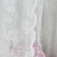 Pink Weifang - độc quyền ban đầu cô gái xinh đẹp trái tim ren trắng lượn sóng bên sinh viên ký túc xá rèm giường crepe rèm rèm gỗ phòng ngủ Bed Skirts & Valances