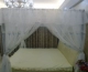 gió Đông Nam Địa Trung Hải giường tùy chỉnh lớp vỏ manti Trung Quốc bốn cột lưới trải giường giường tán đám cưới tấm màn che bức màn Mỹ - Bed Skirts & Valances
