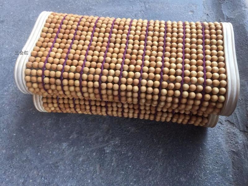 Natural Taihang Thuja Pillow Health Pillow Mahjong Bead Pillow Summer Cool Solid Wood Pillow Health Soothe the Mind and Sleep Aid