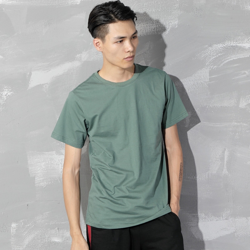 2017夏季短袖t恤圆领上衣 纯色学生半袖男 潮牌宽松休闲打底衫女