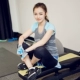 Quần thể thao thể thao Nine-point màu ngắn tay phù hợp với tay áo thun chạy bộ quần thể thao mùa hè áo khoác nữ thấm hút mồ hôi và nhanh khô Áo phông thể thao