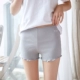 Quần an toàn chống ánh sáng cho phụ nữ mùa hè mỏng sợi mới gợn sóng bên ngoài mặc quần legging thời trang ngắn - Quần tây thường quan dai nu Quần tây thường