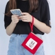 Cartoon xu ví dây kéo ngắn mini ví nữ vải nhỏ tươi lưu trữ nhỏ túi thay đổi túi xu ví nam gucci Ví tiền