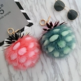 Большая плюшевая подвеска, фугу мяч, украшение на сумку, лиса, енот