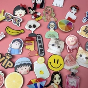 Nhật Bản và Hàn Quốc ulzzang Phụ kiện túi Harajuku huy hiệu trâm cài phim hoạt hình nhỏ dễ thương thịt viên acrylic