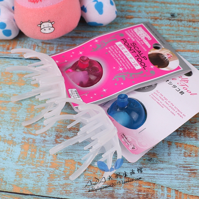 Japan Daiso Octopus Head Massager Relieves Tension And Stress