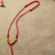 Vòng cổ cho bé Vòng tay Vòng chân Dây cho bé Dây đeo cổ trẻ em Dây màu đỏ Khóa vàng Khóa bạc Handmade Dệt mặt dây thừng - Vòng đeo tay Clasp vòng tay đá Vòng đeo tay Clasp