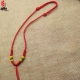 Vòng cổ cho bé Vòng tay Vòng chân Dây cho bé Dây đeo cổ trẻ em Dây màu đỏ Khóa vàng Khóa bạc Handmade Dệt mặt dây thừng - Vòng đeo tay Clasp vòng tay vàng 18k Vòng đeo tay Clasp